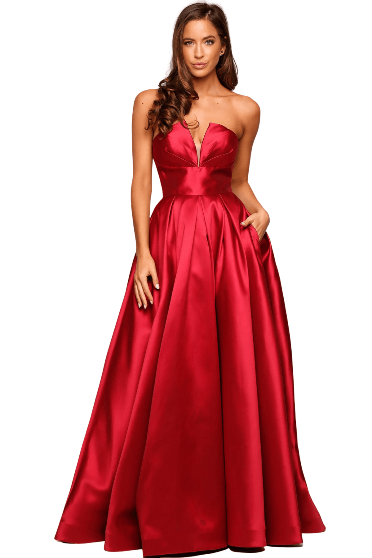 Rent TINAHOLY Lucille Gown TA611 Red HIRE NOW Dress for a