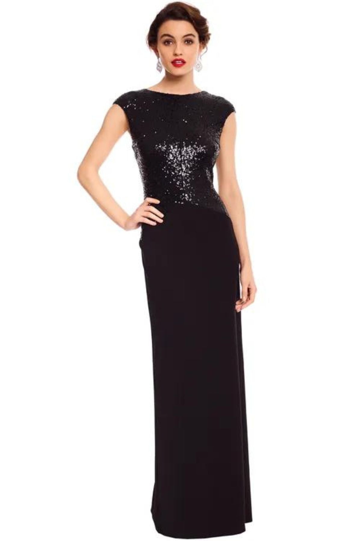 Ella Lace Maxi Dress - Black, Fashion Nova, Dresses