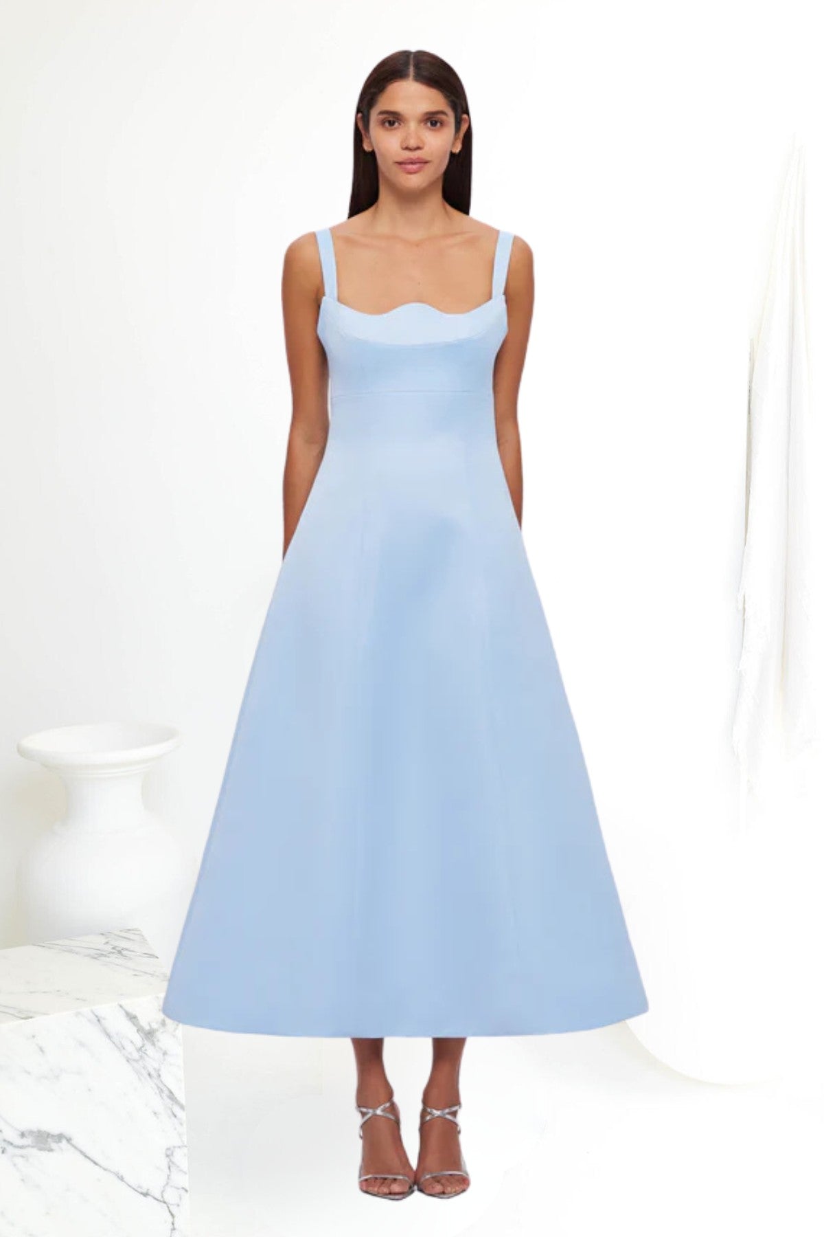 LEO LIN Odette Midi Dress (Sky Blue)