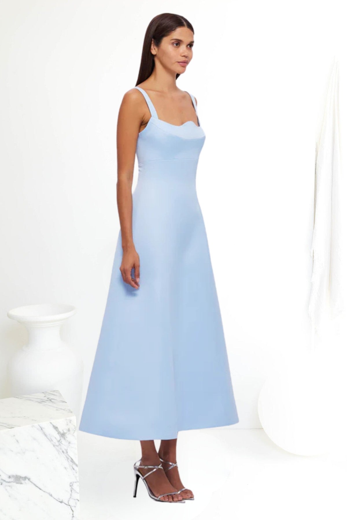 LEO LIN Odette Midi Dress (Sky Blue)