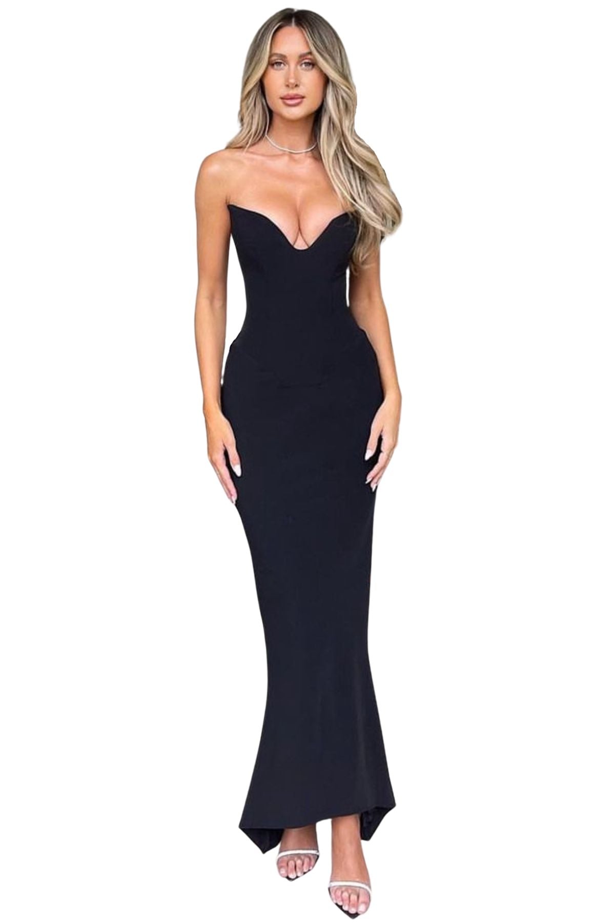 Hire HOUSE OF CB Persephone Black Strapless Corset Dress in Black –  TheOnlyDress Hire