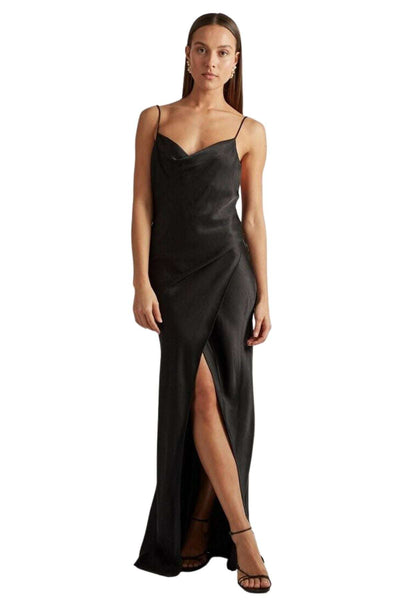 CAMILLA AND MARC Bowery Slip Dress Black RRP 599