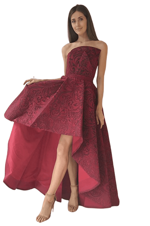 Rent JADORE Scandal Gown J9076 wine RRP 605 Dress for a Night